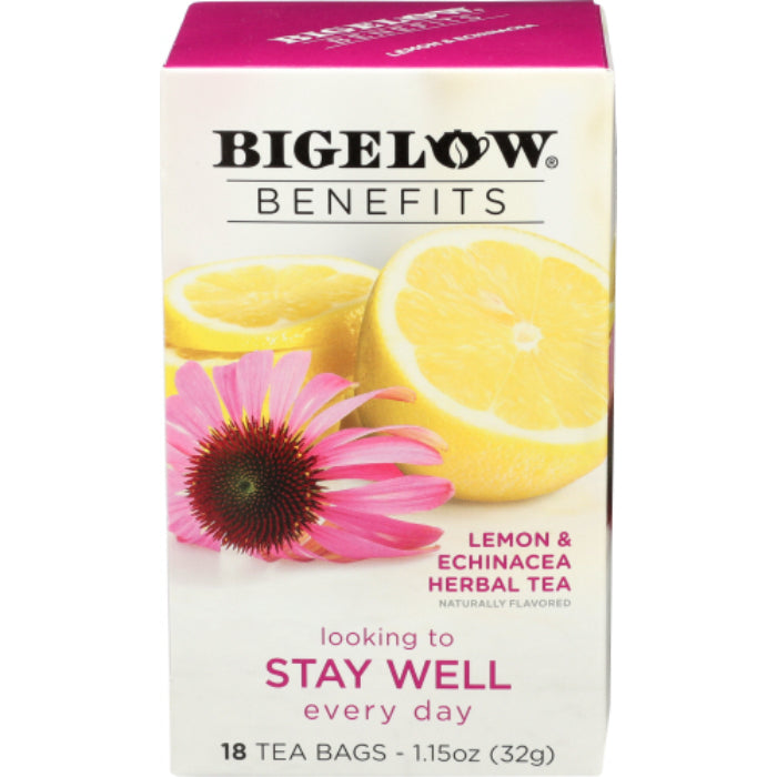 Bigelow Zitronen-Echinacea-Tee, 1,15 oz – Packung mit 6
