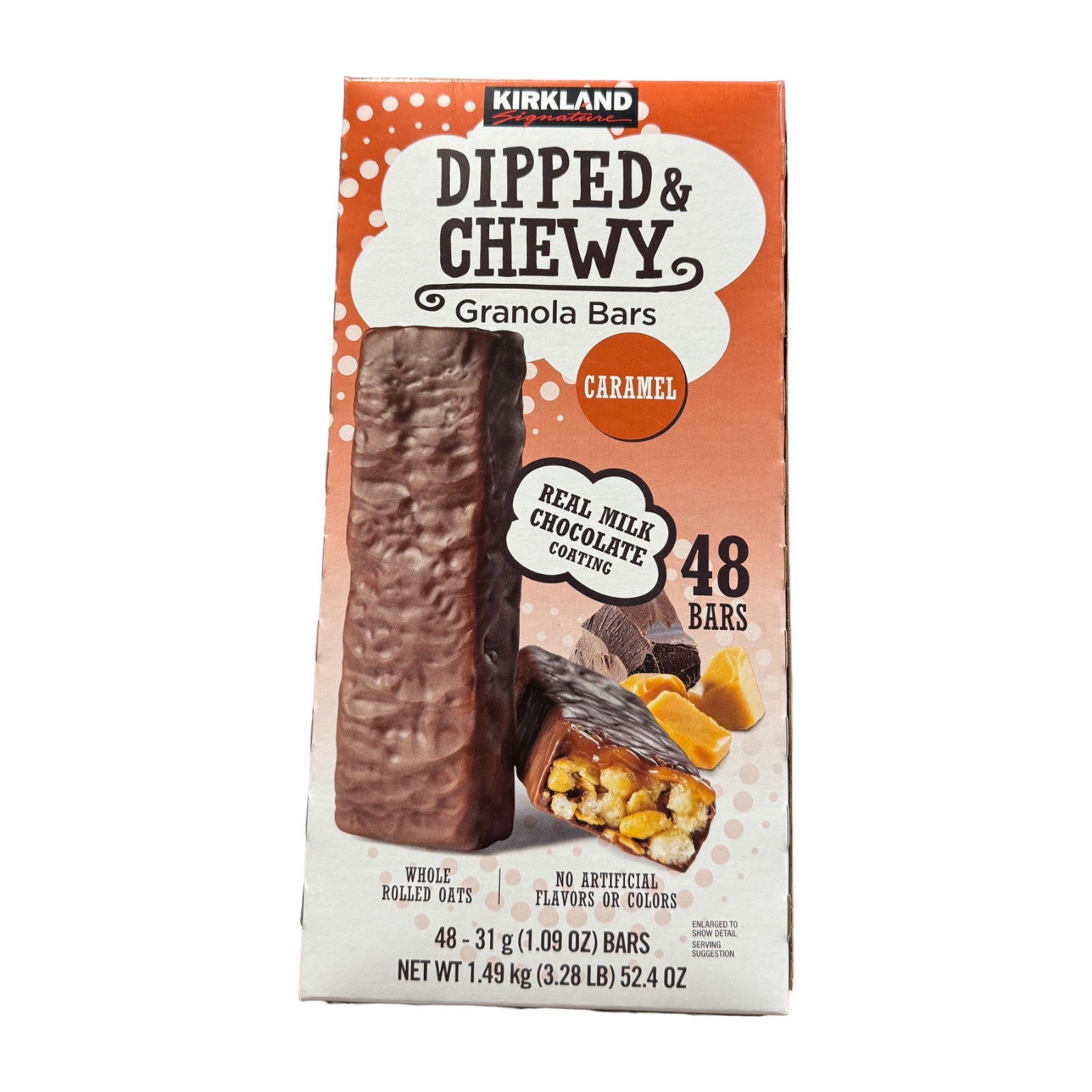 Kirkland Dipped & weich zum Kauen Müsliriegel Karamell