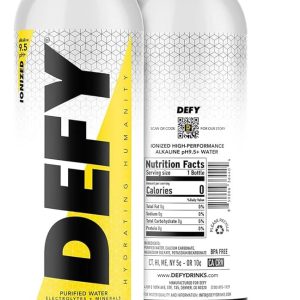 Defy – Performance Wasser, 33.8 Floz (Packung mit 12 Stück)