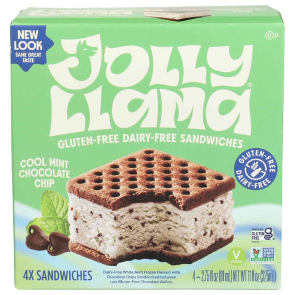 JOLLY LLAMA – SANDWICH Minze NON DAIRY 11fo, (Packung mit – 8 )