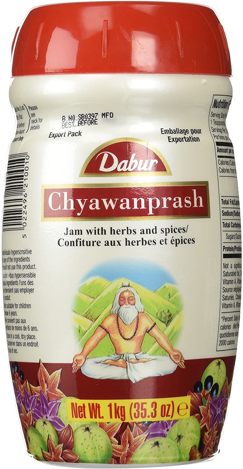 Dabur Chyawanprash 1 Kg. – Mit Kräutern & Gewürzen bestreichen