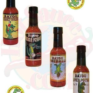 Bayou scharfe Saucen heißere Geschenk-Set, 4/ . – 5oz