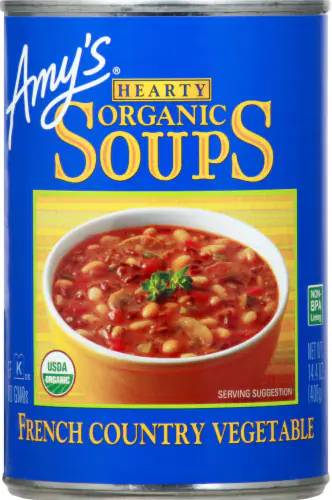 Amy's Herzhafte französische Landgemüsesuppe – 14,4 Oz – 12er Packung