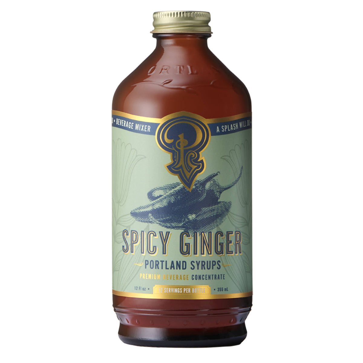 Würziger Ingwersirup – 6 x 12 oz