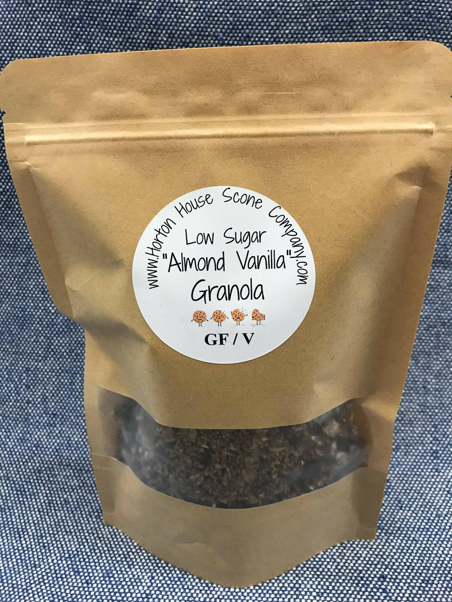 Horton House Scone GF – Mandel-Vanille-Granola (niedriger Zucker) Fall – 12 Stück