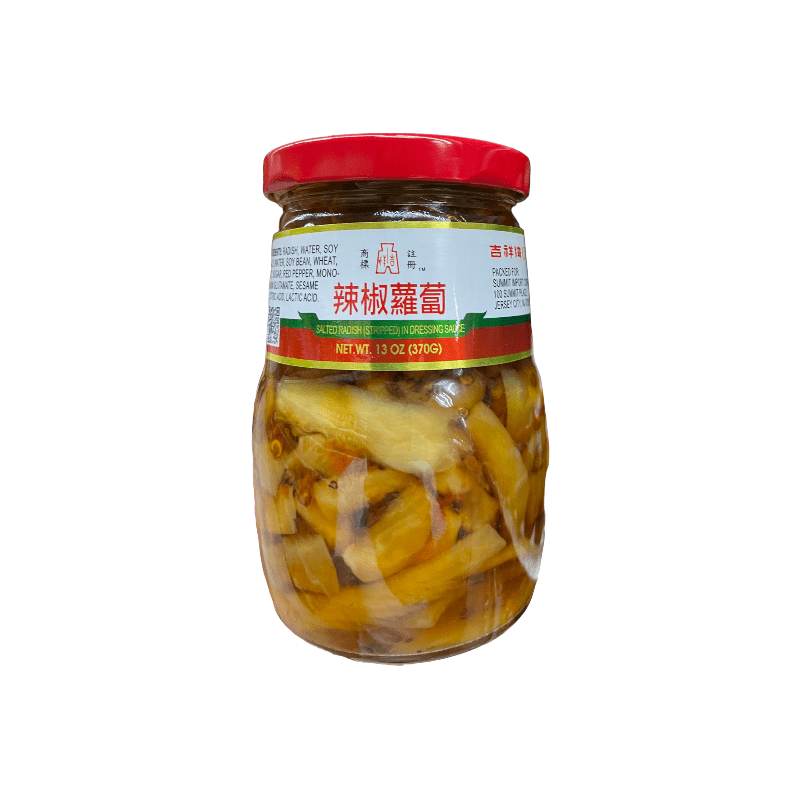 Oriental Mascot gesalzen Rettich (Stripped) in Dressing Sauce
