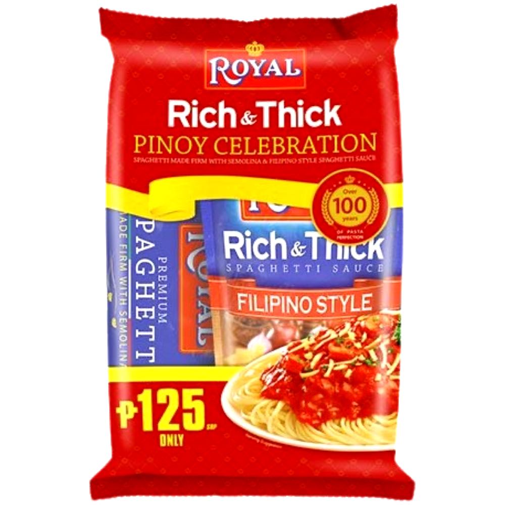 Royal – Reich & dick – Pinoy Feier – Combo – Spaghetti Nudeln & Sauce – 1.9 KG