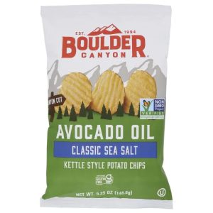 Boulder Canyon Cut Canyon Avocado Öl Meer Salz Chips, 5.25 Oz – Packung