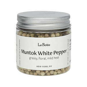 La Boîte – Muntok weißer Pfeffer – grasig, blumig, mildes Hitzegewürz