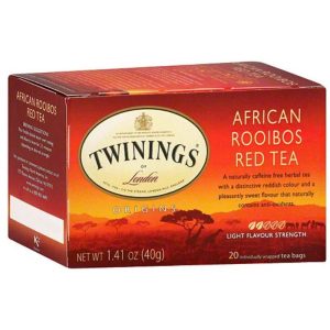 Twinings African Roter Rooibos Tee, 20 Beutel Packung mit 6