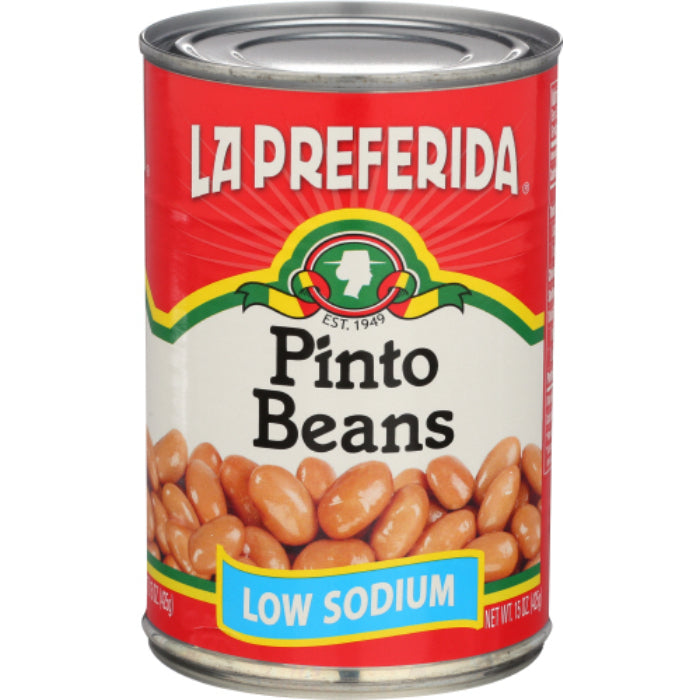 La Preferida Pinto natriumarme Bohnen, 15 Oz – Packung mit 12