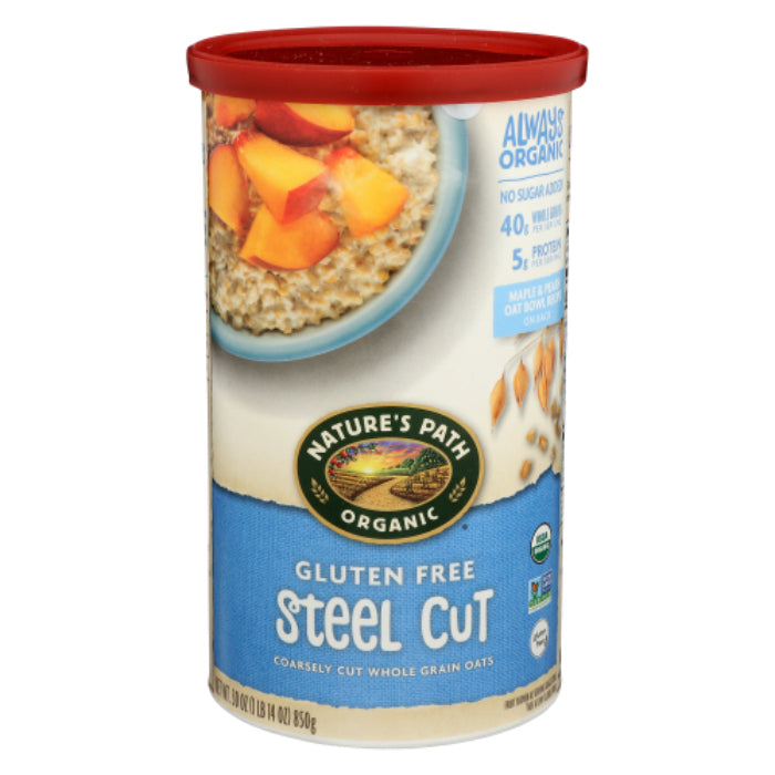 Nature's Path Hafer glutenfrei Steel Cut Bio 30 OZ – Packung mit 6 Stück