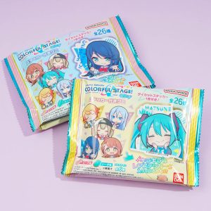 Projekt Sekai Gummis mit Aufkleber