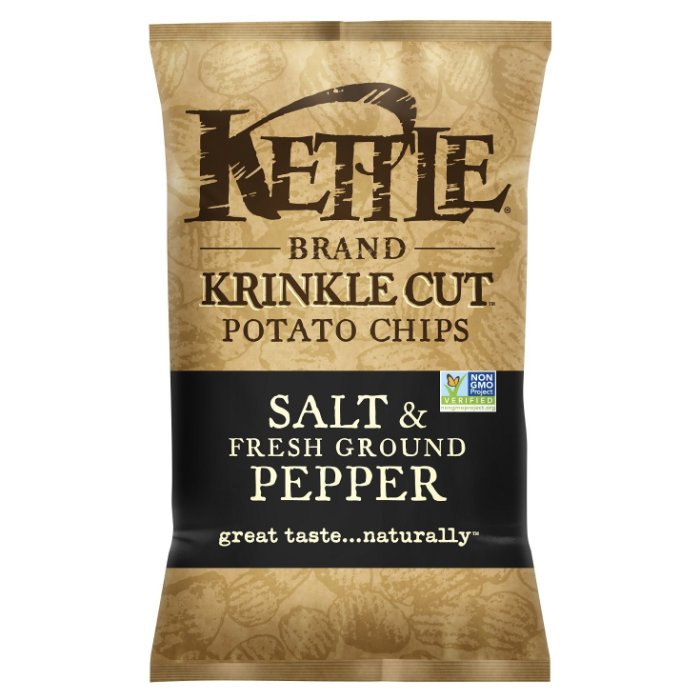Wasserkocher Lebensmittel – Chip Kartoffel Krinkle Salz & Pfeffer 13 Oz – Packung mit 9
