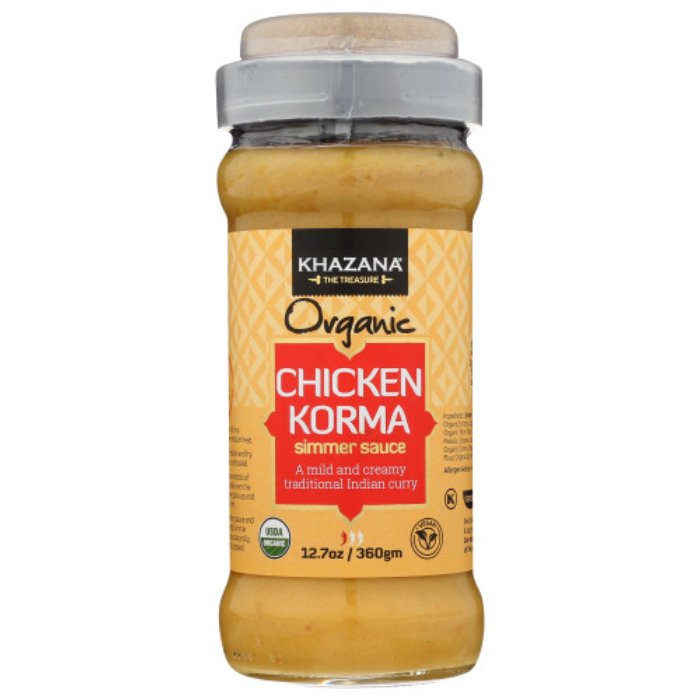 Khazana – Sauce Smrng Huhn Korma 12.7 Oz – Packung mit 6