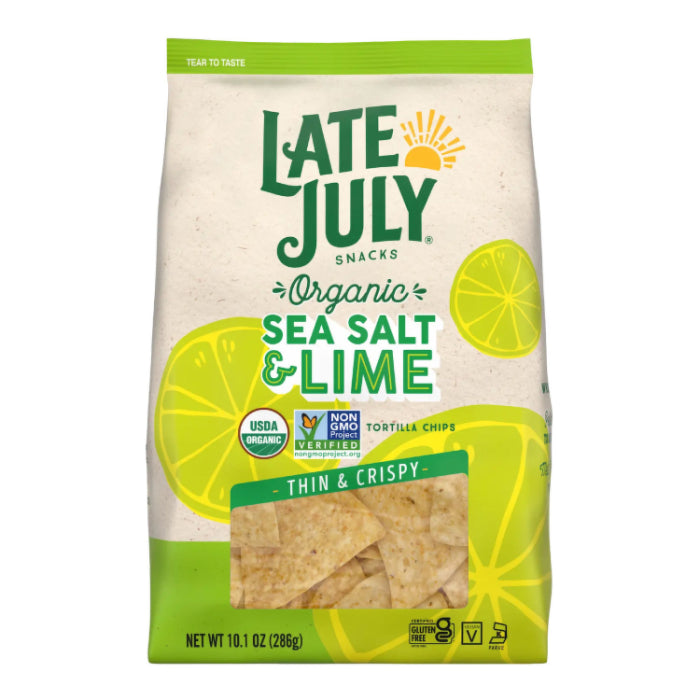 Ende Juli – Meersalz Limette Restaurant Stil Tortilla Chips, 10.1 Oz – P