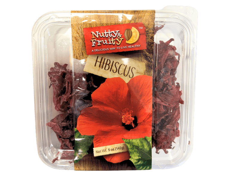 Getrocknete Hibiskusblüten, Zucker gesüßt