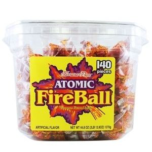 Atomic Feuerbälle 140ct. in Plastikkrug, 44.8oz.