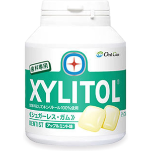 Lotte Dental Xylitol Gum Bottle Apfelminze zuckerfrei – in Japan hergestellt – tokyo sakura Mall – 90pcs