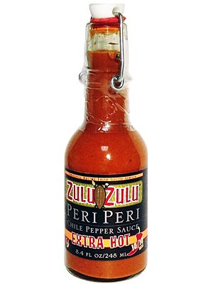 Zulu Zulu Xtra Hot Chilisauce Zulu Xtra Hot Chilisauce, 6,5 Unzen