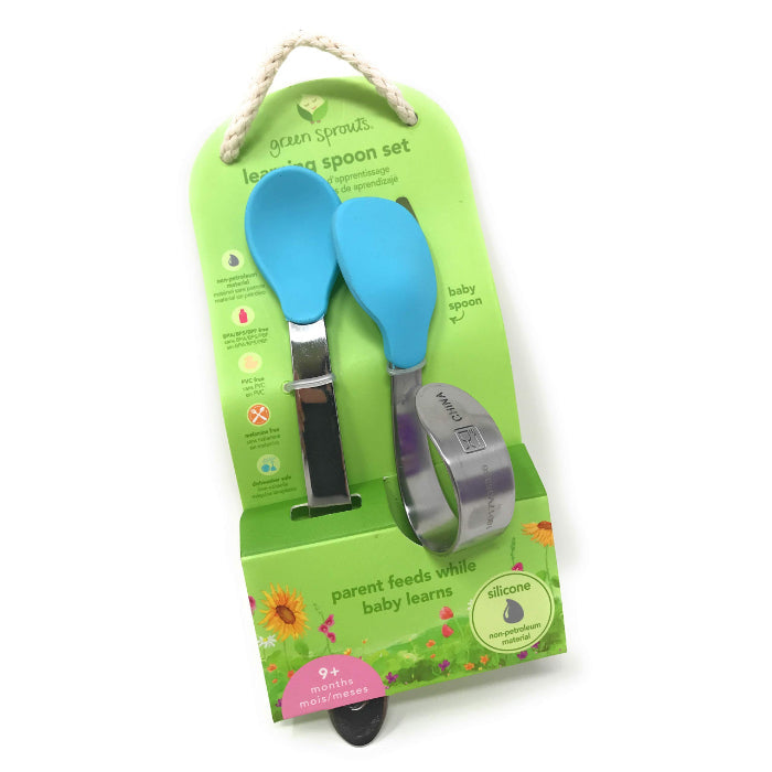Grün SPROUTS – SPOON Set LERN ASST 9M 1 EA – Packung mit 6 Stück