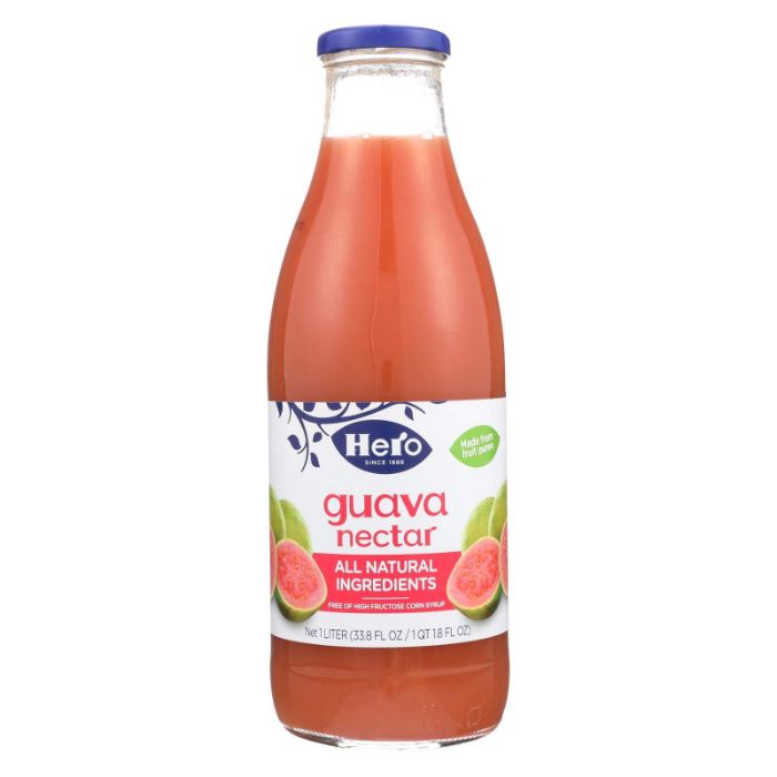 HERO NECTAR GUAVA 33.8 FO – Packung mit 6 Stück
