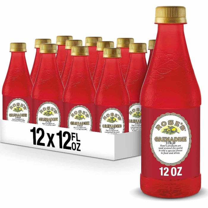 Rosen Grenadine Haustier 12 Oz – Packung mit 6