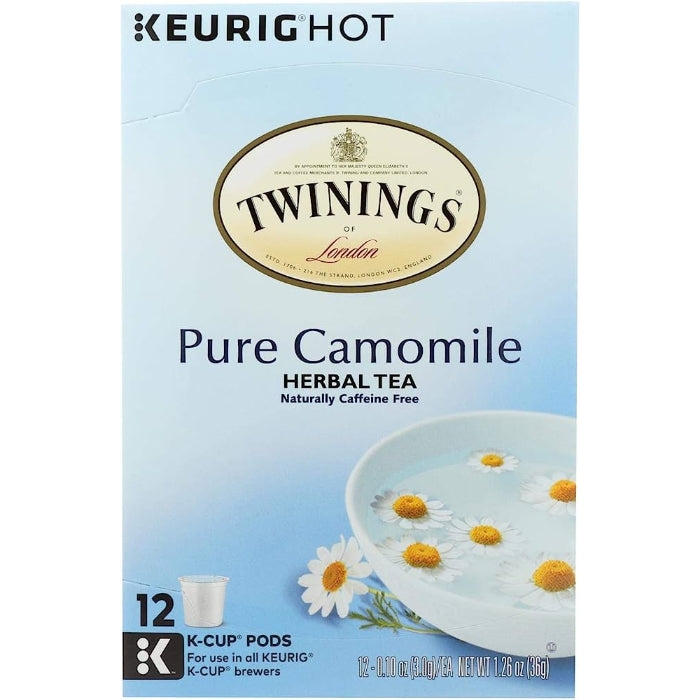 Twinings Tee K-Cup reine Kamille, 12 Stück – Packung mit 6