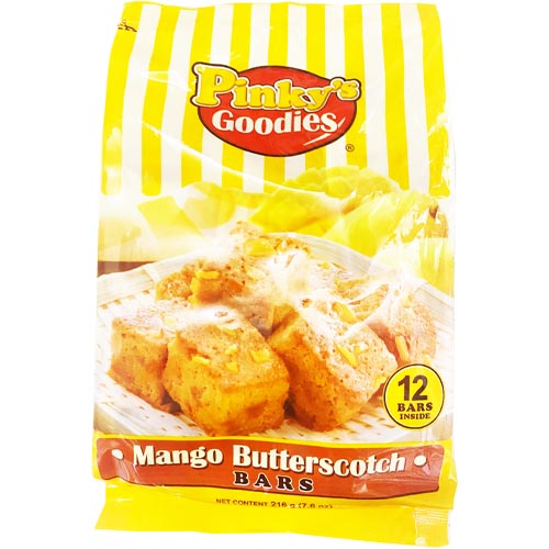 Pinky's Goodies – Mango Butterscotch Riegel – 12 Stück – 7.60 OZ