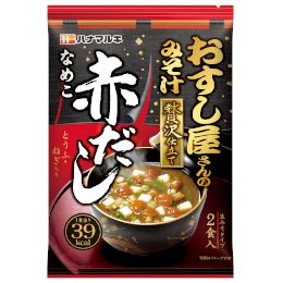Hanamaruki, Osushiyasan no Misoshiru, Instant Miso Suppe, Nameko Pilz, 2 Portionen