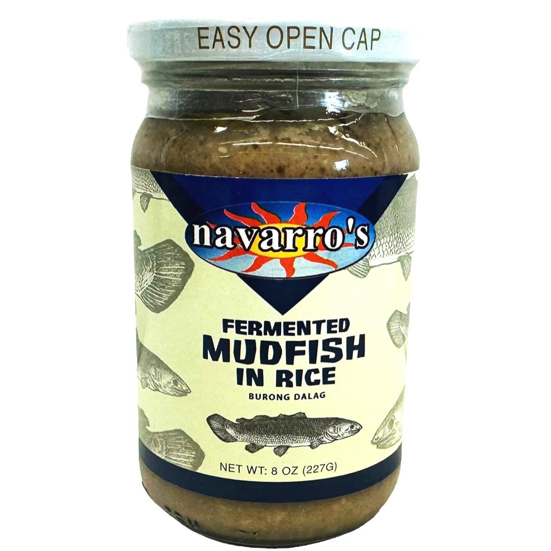 Navarro’s – Fermentierter Schlammfisch in Reis – Burong Dalag – 8 OZ