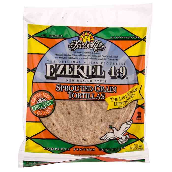 Essen für das Leben – Tortilla Sprouted Ezekiel, 12oz – Packung mit 12