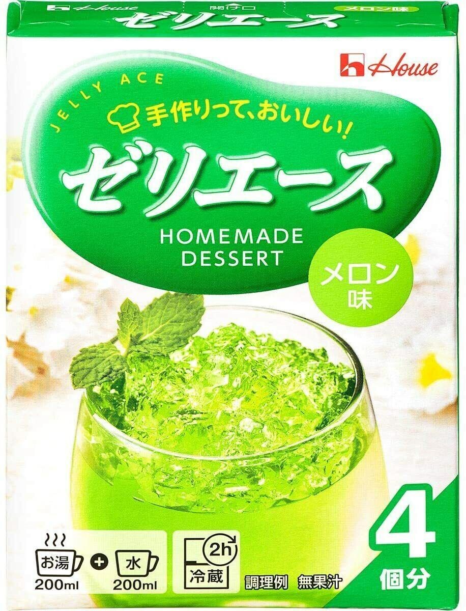 Haus, Melone Jelly Mischung, Jelly Ace, für 4 Tassen, sehr einfach, 70g