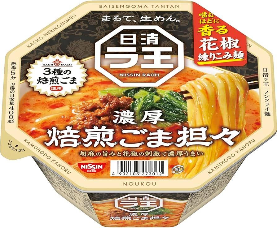 Nissin “Raoh” Miso Tantanmen, Sesam, 131g