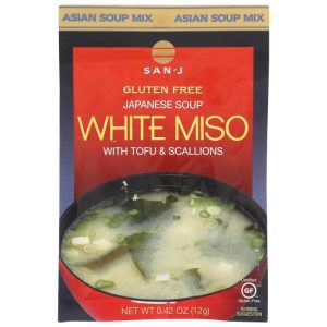 San J Suppenmischung glutenfreies Misoweiß, 0,42 Unzen (Packung mit 36 Stück)