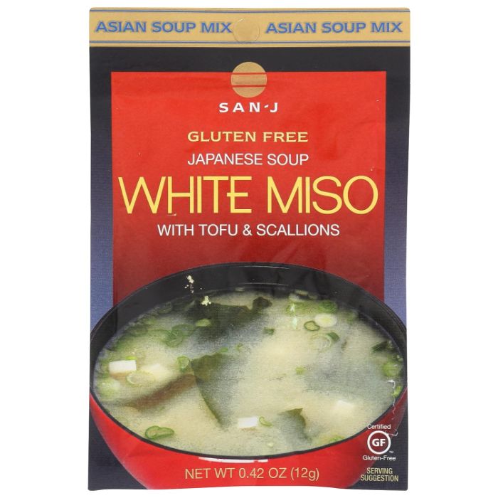San J – Suppenmischung Glutenfrei Miso Weiß, 0,42 oz (Packung mit 36)