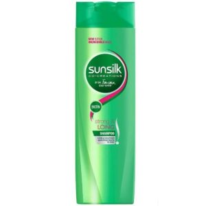Sunsilk Shampoo – Co-Kreationen- mit Biotin und Aloe Vera – stark und lang (grün)