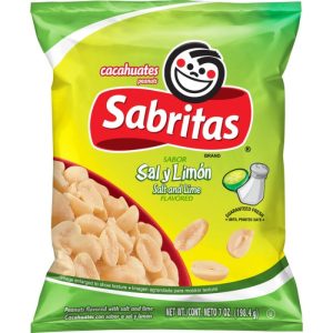 Gamesa – Sabritas Erdnüsse Salz & Limette, 7 Unzen Packung mit 12