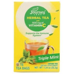 Journey Leaf Tee Dreifach Minze 1,24 Unzen – Packung mit 8