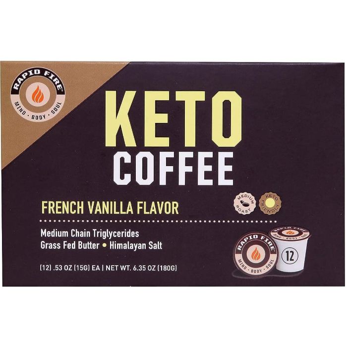 Rapid Fire Kaffeepads Französisch Vanille 12 Ea – 4er Packung