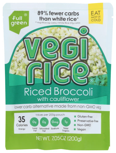 Fullgreen – Reisbrokkoli & Blumenkohl, 7,05 oz – Packung mit 1 Stück