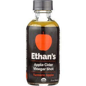 Ethan’s Bio Apfelcider Essig Schuss Kurkuma Apfel, 2 Unzen
