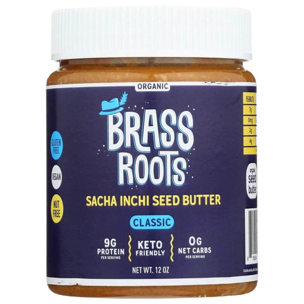Messingwurzeln – Klassische Sacha Inchi Samenbutter, 12 oz
