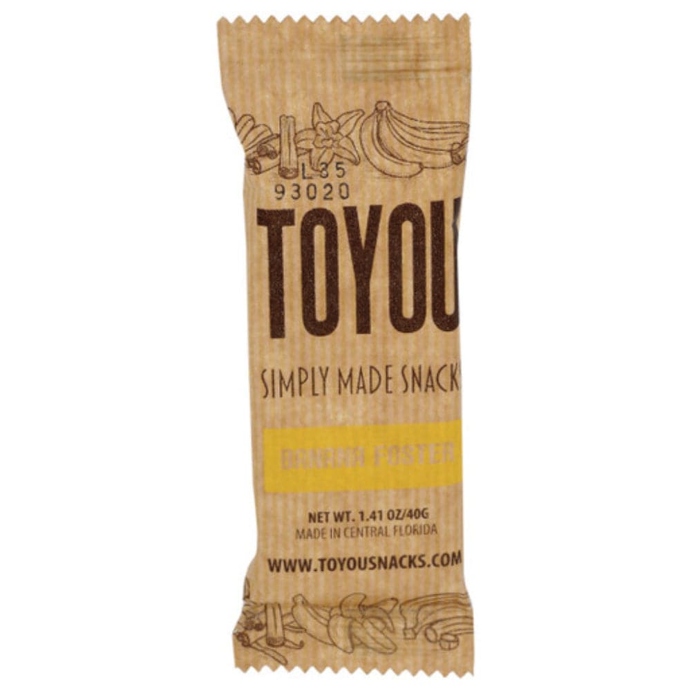 Toyou Snacks – Glutenfreie Snackbar Banane Foster