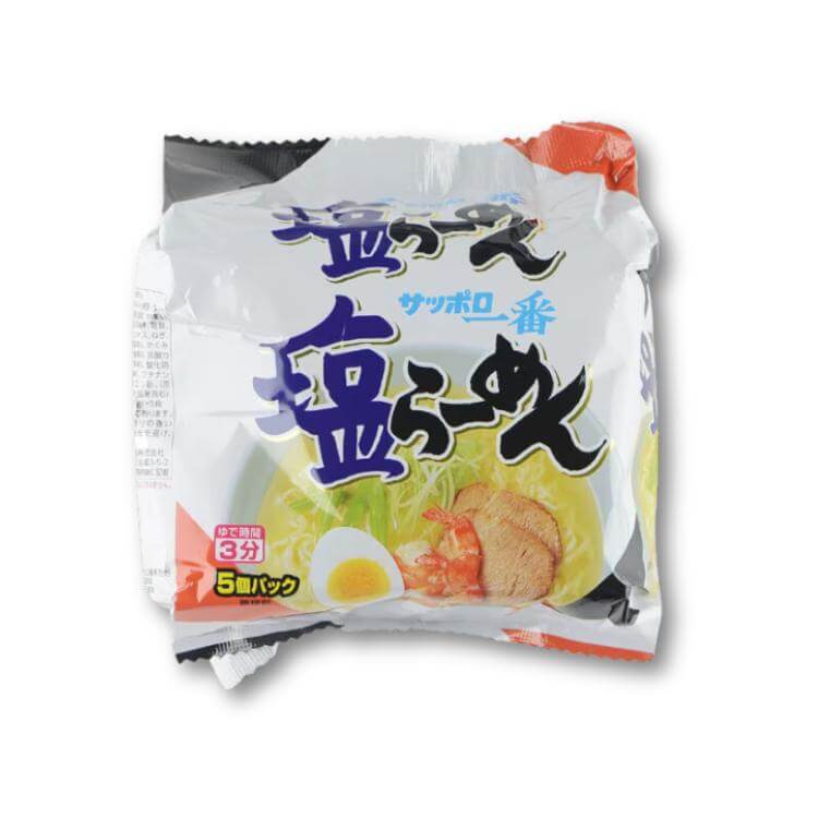 Sapporo Ichiban Shio Ramen Nudeln Packung x 5