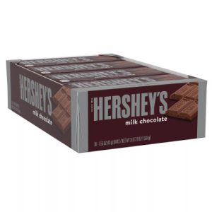 Hershy’s Milchschokolade-Süßigkeiten, Masse (1,55 Unzen Riegel, 36 Zählung)