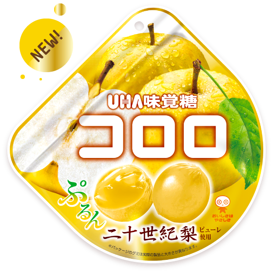 UHA mikakuto “Kororo, japanische Birne ” Premium Gummy Süßigkeiten, 40g
