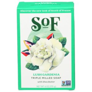 südlich von Frankreich – Seifenriegel üppige Gardenia, 6 Unzen – Packung mit 1