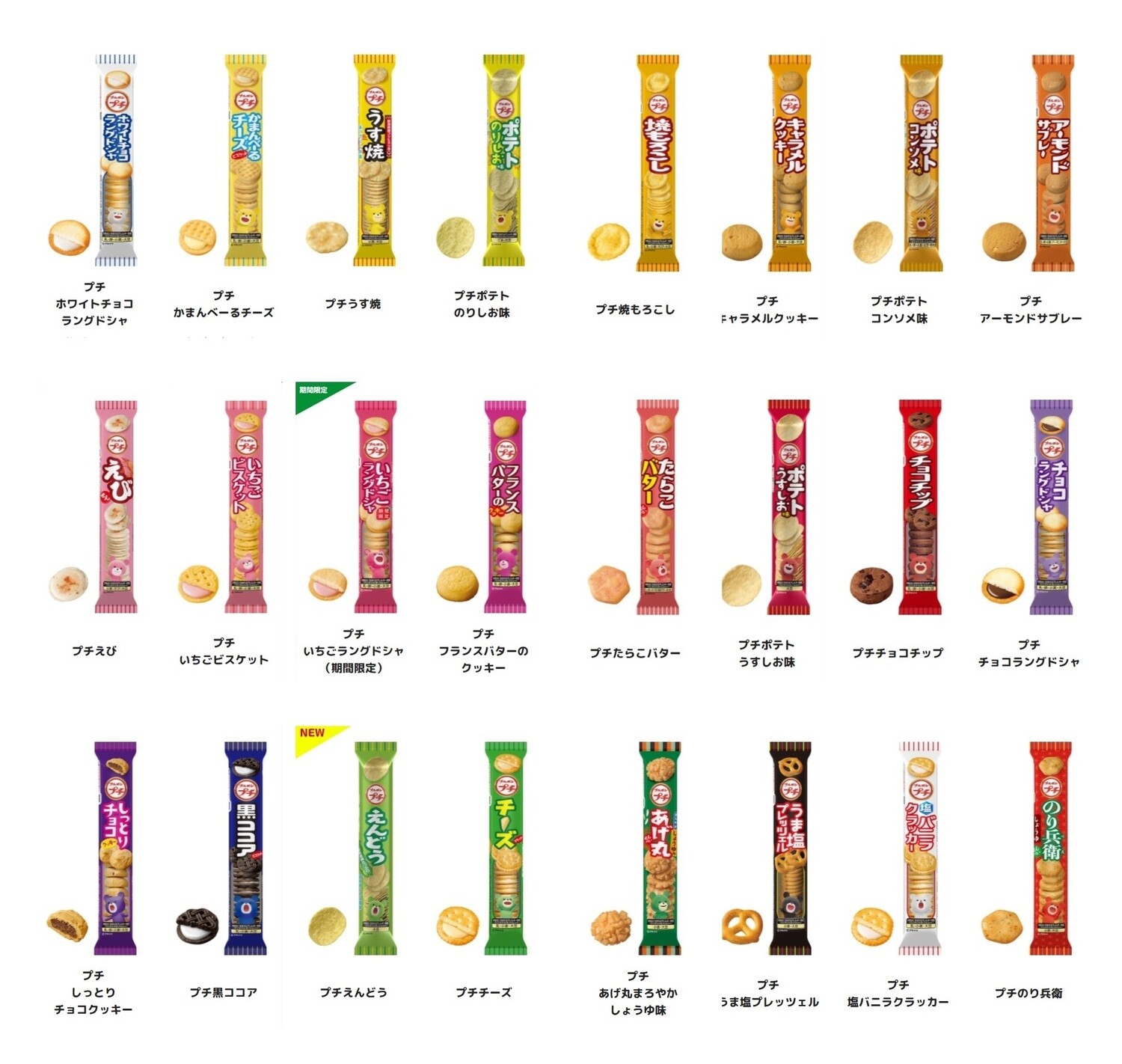 Bourbon, Petit Series Alle 24 Arten, Puchi