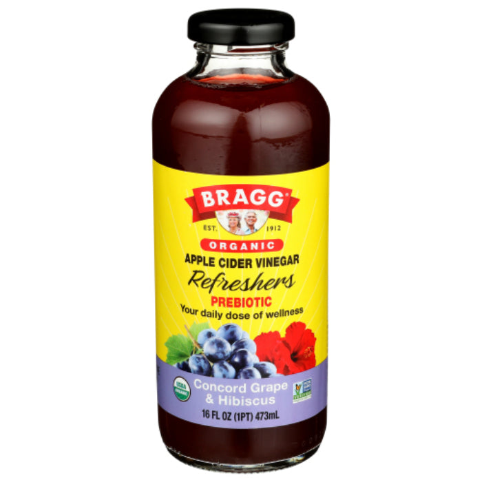 Bragg – Bio Apfelwein, Traube, 16 fl oz – Packung mit 12 Stück